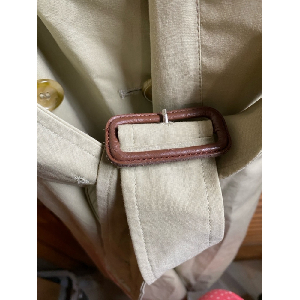 Men's Vintage Burberrys London Trench Coat Beige 50R - Picture 4 of 10